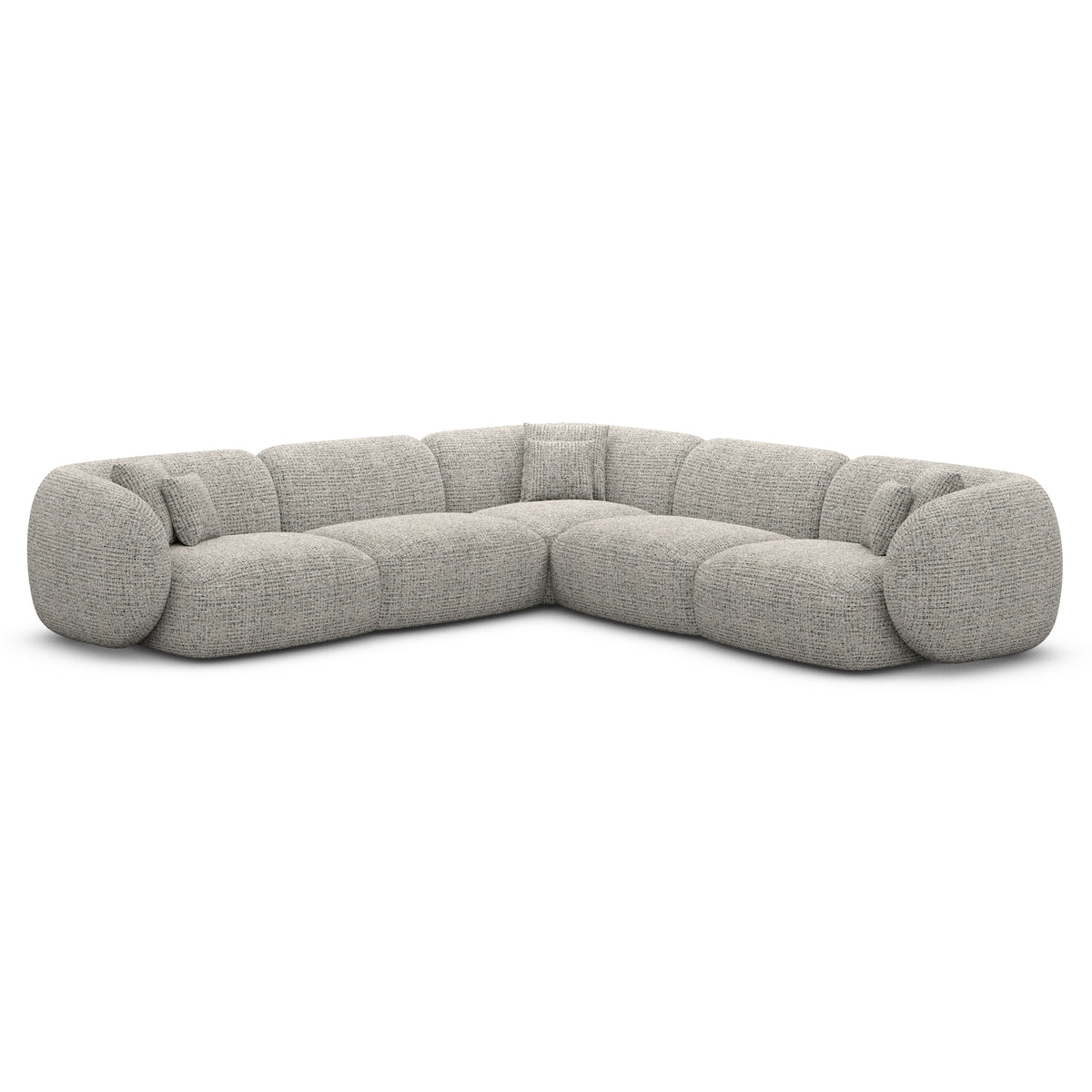 Sofa Mojave Corner Form - BOUCLE COCO Off Grey - View 1