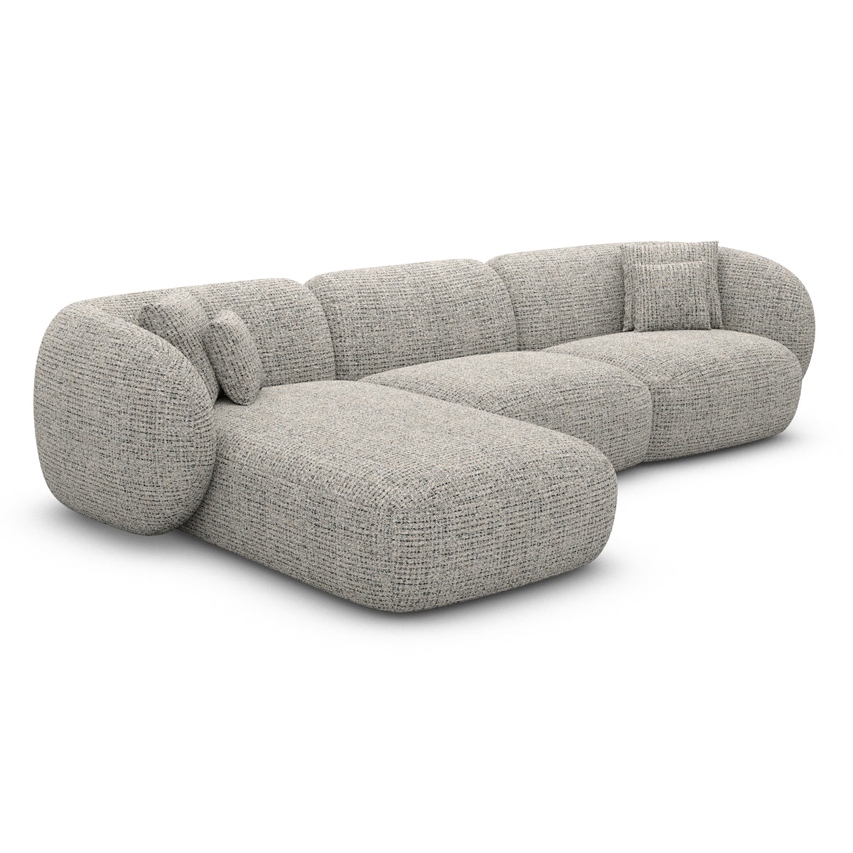 Sofa Mojave L Form - BOUCLE COCO Off Grey / Left - View 1