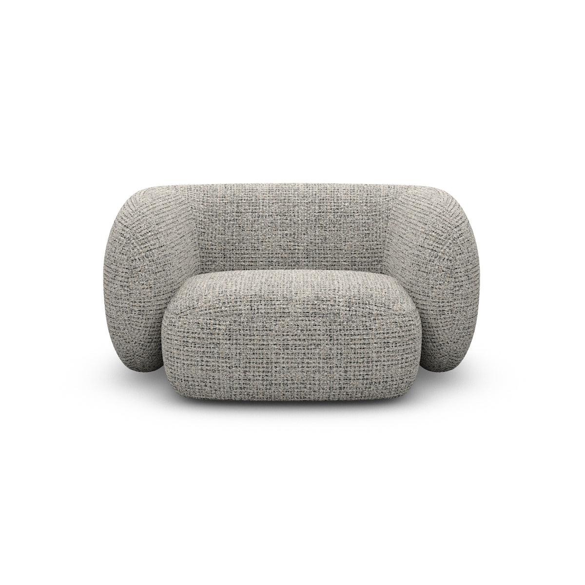 Sofa Mojave 1 Seater - BOUCLE COCO Off Grey - View 2