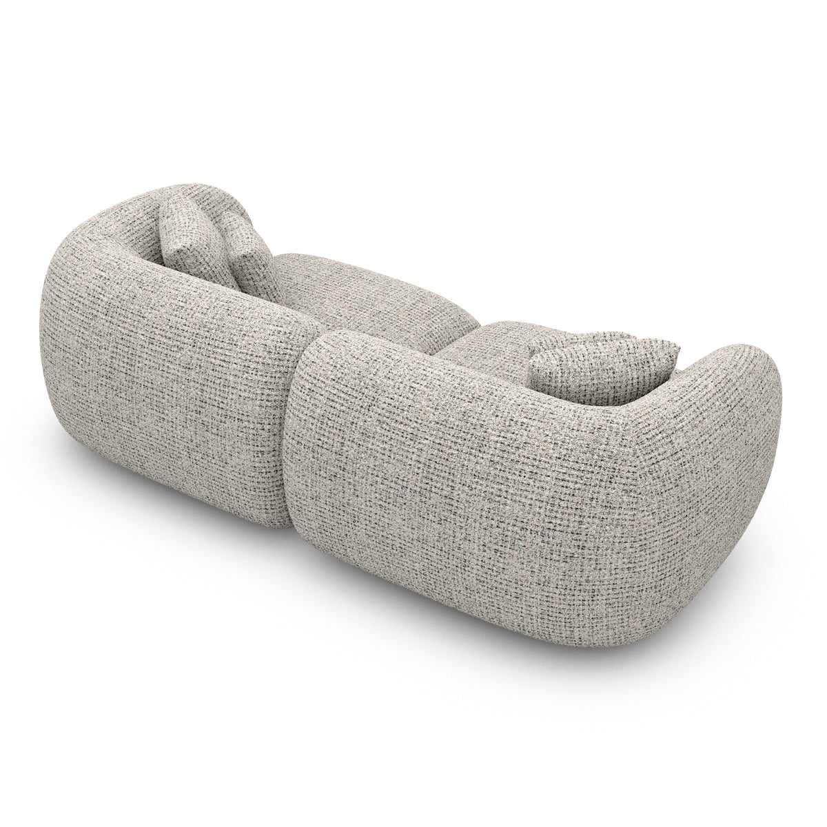 Sofa Mojave 2 Seater - BOUCLE COCO Off Grey - View 3