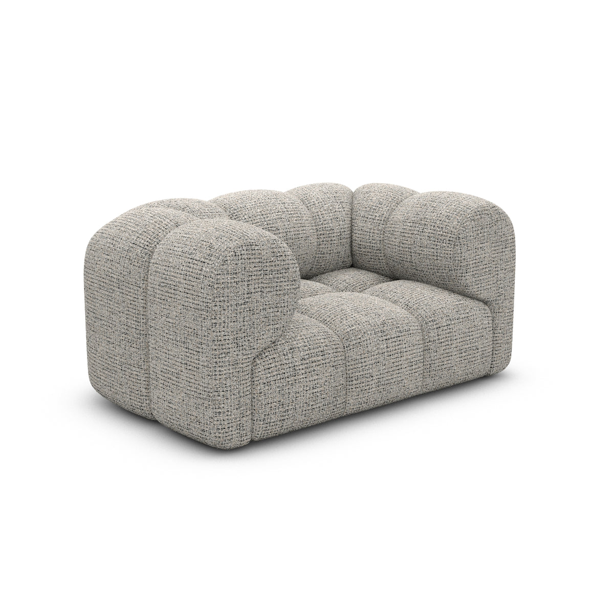 Sofa Claude 1 Seater - BOUCLE COCO Off Grey - View 1