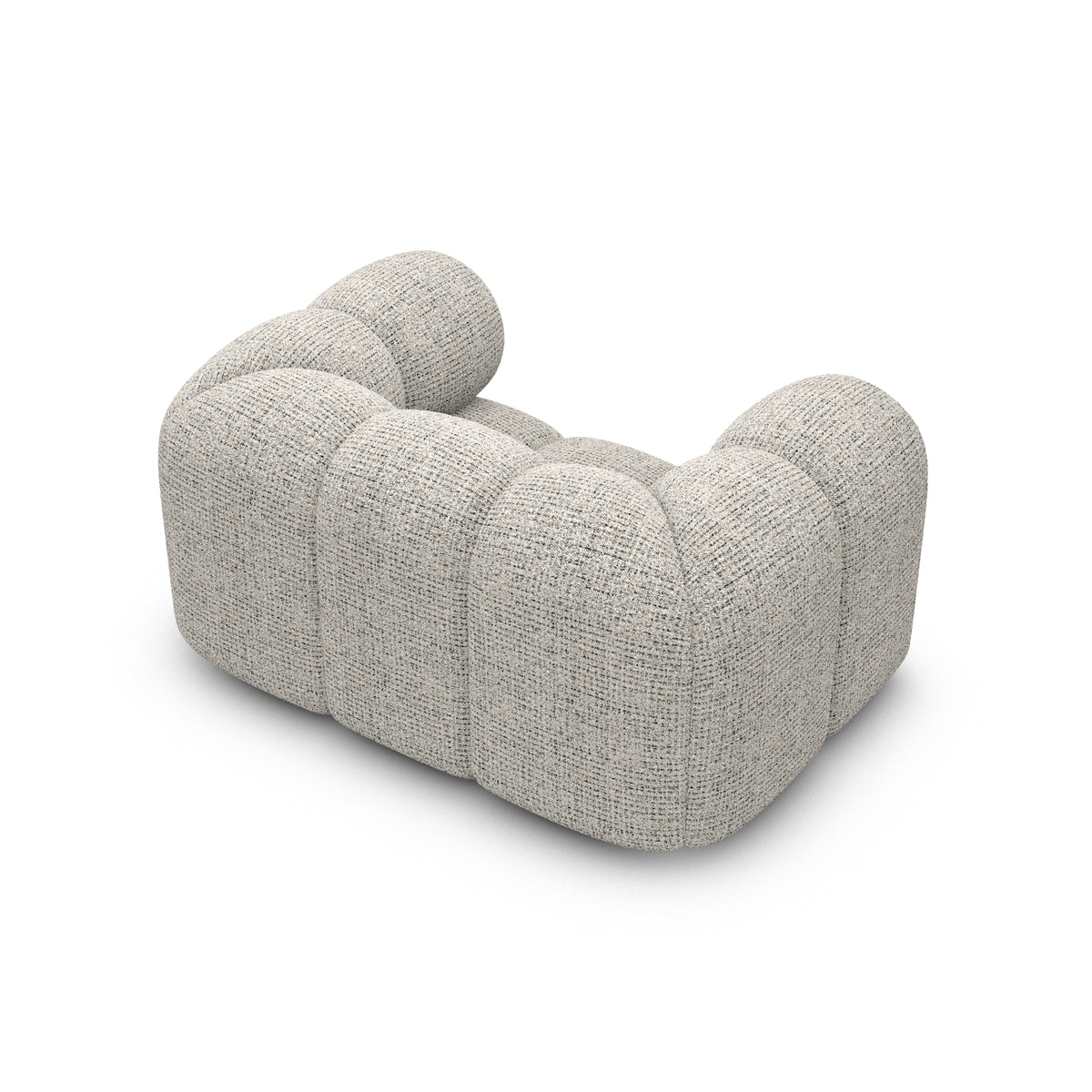 Sofa Claude 1 Seater - BOUCLE COCO Off Grey - View 3