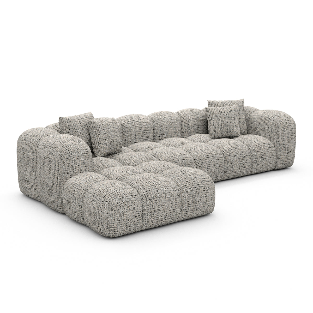 Sofa Sueno L Form - BOUCLE COCO Off Grey / Left - View 1
