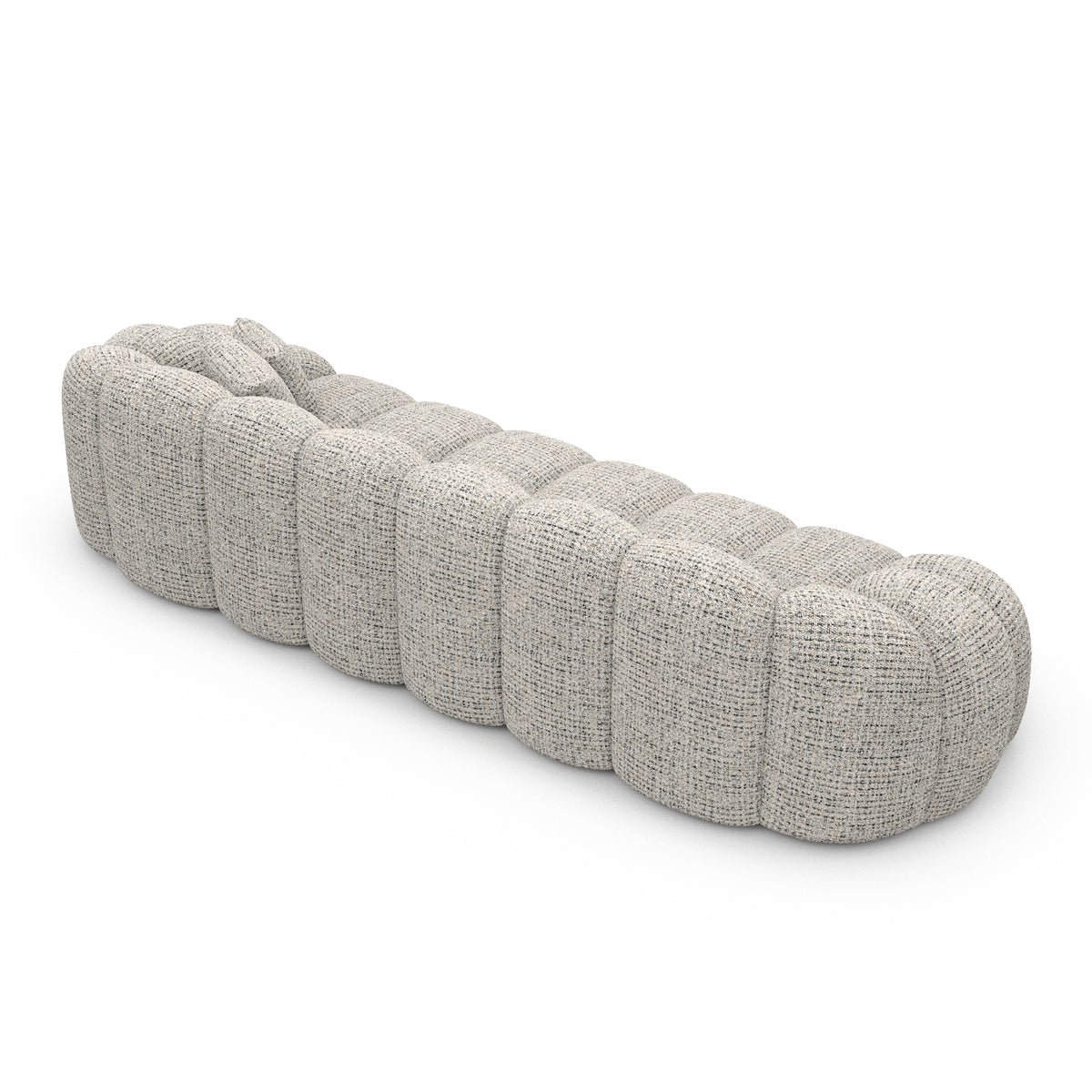 Sofa Velora 4 Seater - BOUCLE COCO Off Grey - View 3