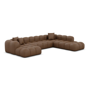 REAL LEATHER Choco Brown