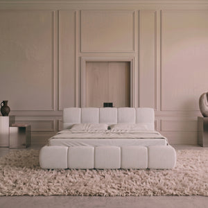 STRUCTURED FABRIC White