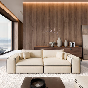 STRUCTURED FABRIC Cream