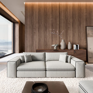 STRUCTURED FABRIC Light Grey