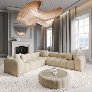 REAL LEATHER Beige