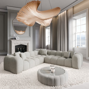 STRUCTURED FABRIC Light Grey