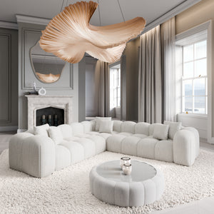 STRUCTURED FABRIC White