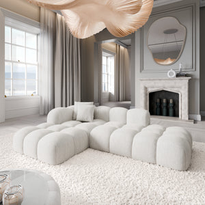 STRUCTURED FABRIC White