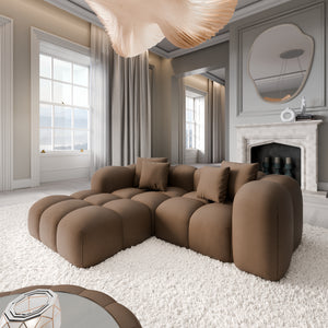 REAL LEATHER Choco Brown
