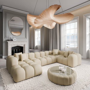 REAL LEATHER Beige