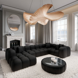 REAL LEATHER Black