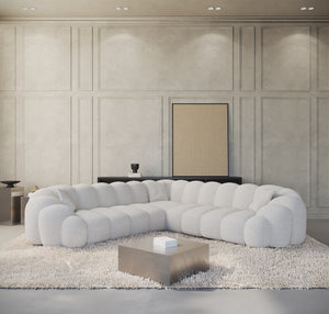 STRUCTURED FABRIC White