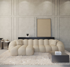 REAL LEATHER Beige