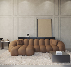 REAL LEATHER Choco Brown