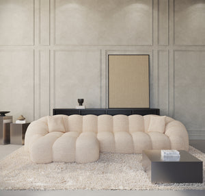 STRUCTURED FABRIC Cream