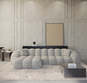 STRUCTURED FABRIC Light Grey