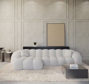 STRUCTURED FABRIC White