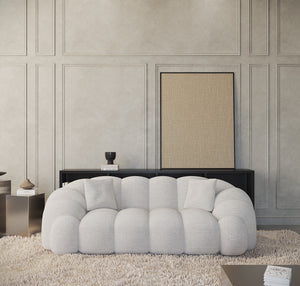 STRUCTURED FABRIC White