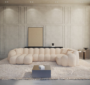 STRUCTURED FABRIC Cream