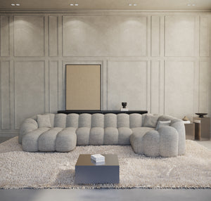 STRUCTURED FABRIC Light Grey