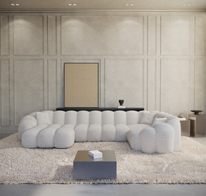 STRUCTURED FABRIC White