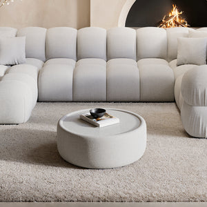 STRUCTURED FABRIC White