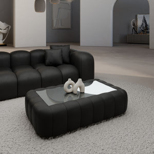 REAL LEATHER Black