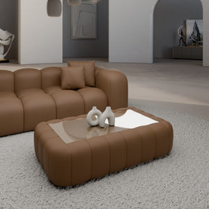 REAL LEATHER Choco Brown