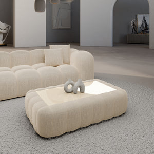 STRUCTURED FABRIC Cream