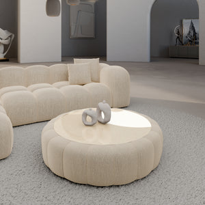 STRUCTURED FABRIC Cream