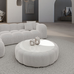 STRUCTURED FABRIC White