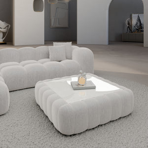 STRUCTURED FABRIC White