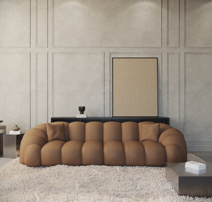 REAL LEATHER Choco Brown