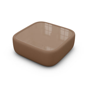 REAL LEATHER Choco Brown