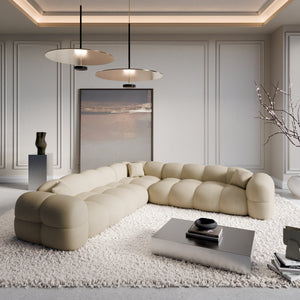 REAL LEATHER Beige