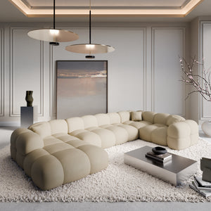 REAL LEATHER Beige