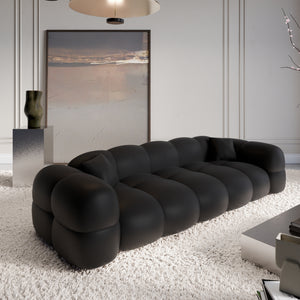 REAL LEATHER Black