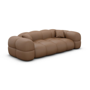 REAL LEATHER Choco Brown