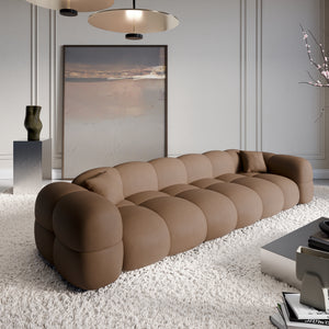 REAL LEATHER Choco Brown