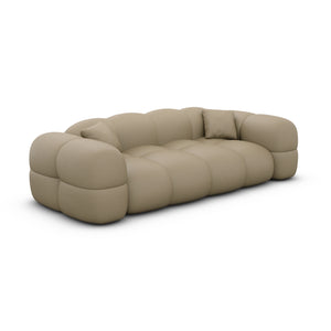 REAL LEATHER Dark Beige