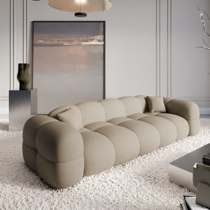 REAL LEATHER Dark Beige
