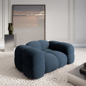 CORD VELVET Dark Blue
