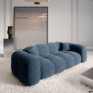 CORD VELVET Dark Blue