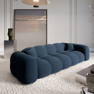 CORD VELVET Dark Blue