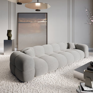 CORD VELVET Light Grey