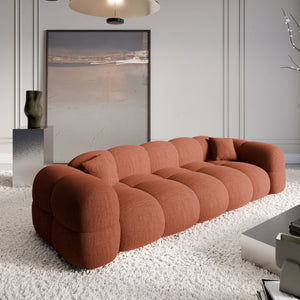 STRUCTURED FABRIC Terracotta